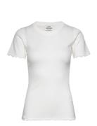 Pointella Trixa Tee Tops T-shirts & Tops Short-sleeved White Mads Nørg...