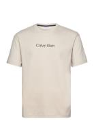 Hero Logo Comfort T-Shirt Tops T-shirts Short-sleeved Cream Calvin Kle...