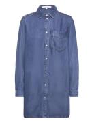 Srsara Shirt Tops Shirts Long-sleeved Blue Soft Rebels