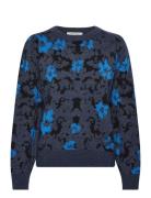 Sramira Blouse Knit Tops Knitwear Jumpers Blue Soft Rebels