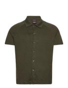 Oscar Jacobson Albin Reg Shirt S-S Grön