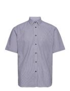 Regular Fit Men Shirt Tops Shirts Short-sleeved Blue Bosweel Shirts Es...