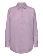Tabinsville Tops Shirts Long-sleeved Purple American Vintage