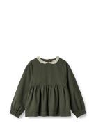 Wheat Blouse Kathrin Khaki Green