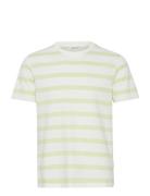 Cfthor Y/D Slub Yarn Tee Tops T-shirts Short-sleeved Green Casual Frid...
