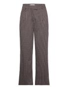 Ihkate Structure Pa Bottoms Trousers Wide Leg Brown ICHI