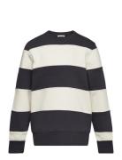 Striped Sweatshirt Tops Knitwear Pullovers Multi/patterned Tom Tailor