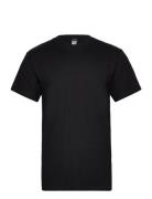 Dovre T-Shirts 1/4 Ærme Organi Tops T-shirts Short-sleeved Black Dovre