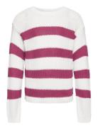 Kogsif Ls Striped Pullover Knt Tops Knitwear Pullovers Multi/patterned...