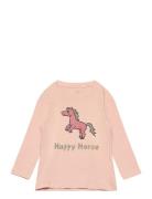 Nmfnela Ls Top Tops T-shirts Long-sleeved T-shirts Pink Name It