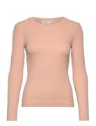 Ludmilla Ls Tee Gots Tops T-shirts & Tops Long-sleeved Pink Basic Appa...
