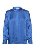 Sraida Shirt Tops Shirts Long-sleeved Blue Soft Rebels