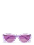06M Light Purple Accessories Sunglasses D-frame- Wayfarer Sunglasses P...