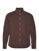 Douglas Cord Shirt Designers Shirts Casual Brown Morris