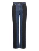 Rodebjer Patchwork Straight Bottoms Jeans Straight-regular Black RODEB...