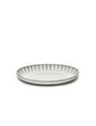 Serax Serving Bowl Oval Inku L Inku By Sergio Herman Set/2 Vit