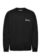 Baine Tech L/S Tee Designers Sweat-shirts & Hoodies Sweat-shirts Black...