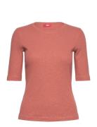 Women T-Shirts 3/4 Sleeve Tops T-shirts & Tops Short-sleeved Red Espri...