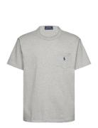 10/1 Jersey-Ssl-Tsh Tops T-shirts Short-sleeved Grey Polo Ralph Lauren