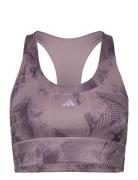 Run Ms Pkt Aop Sport Bras & Tops Sports Bras - All Purple Adidas Perfo...