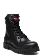 Tjw Lace Up Boot Shoes Boots Ankle Boots Laced Boots Black Tommy Hilfi...