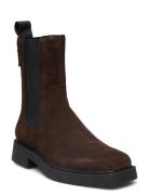 Jillian Shoes Boots Ankle Boots Ankle Boots Flat Heel Brown VAGABOND