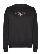 Tjw Rlx Lux Ath Crew Tops Sweat-shirts & Hoodies Sweat-shirts Black To...