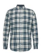 Checked Shirt Tops Shirts Casual Green Tom Tailor
