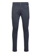Jaan Trousers Slim Hypercargo Color Bottoms Jeans Slim Navy Replay