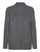 Barmen Rib Knit Sweater Tops Knitwear Jumpers Grey Tamaris Apparel