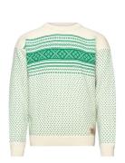 Valløy Masculine Sweater Tops Knitwear Round Necks Green Dale Of Norwa...