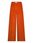 Hw Wide Leg Cord Pants Bottoms Jeans Wide Orange GANT