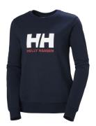 W Hh Logo Crew Sweat 2.0 Sport Sweat-shirts & Hoodies Sweat-shirts Nav...