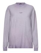 Luring Dye Oslo Ls Tops T-shirts & Tops Long-sleeved Purple HOLZWEILER