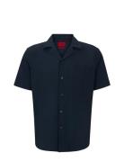 Ellino Designers Shirts Short-sleeved Navy HUGO