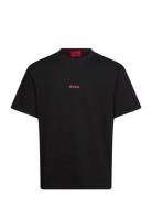 Dowidom Designers T-shirts Short-sleeved Black HUGO
