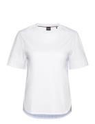 Ehalita Tops T-shirts & Tops Short-sleeved White BOSS