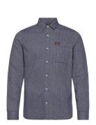 Cotton Workwear Ls Shirt Tops Shirts Casual Blue Superdry