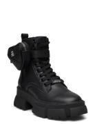 Tanker-H Bootie Shoes Boots Ankle Boots Laced Boots Black Steve Madden