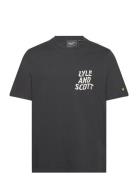 Ripple Logo T-Shirt Tops T-shirts Short-sleeved Black Lyle & Scott