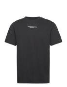 Ørestaden Brygge Cotton Tee Tops T-shirts Short-sleeved Black Clean Cu...