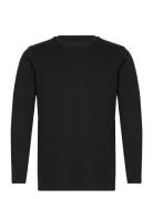 Men's O-Neck L/S T-Shirt, Cotton/Stretch Tops T-shirts Long-sleeved Bl...