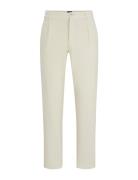 Kane-Pl-L Bottoms Trousers Chinos Cream BOSS