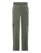 Audree Cargo Velour Trouser Bottoms Sweatpants Green Juicy Couture