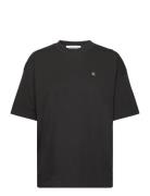 Ck Embro Badge Boyfriend Tee Tops T-shirts & Tops Short-sleeved Black ...
