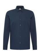 Style Casper Kc Basic Tops T-shirts Long-sleeved Blue MUSTANG