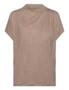 Katkabbginna Blouse Tops T-shirts & Tops Short-sleeved Brown Bruuns Ba...