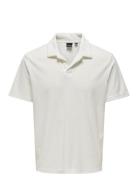 ONLY & SONS Onsdeniz Reg Terry Ss Polo Cs Vit