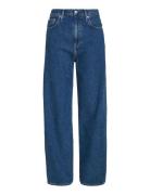 Calvin Klein Jeans High Rise Relaxed Blå