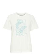 Ihrunela Ss22 Tops T-shirts & Tops Short-sleeved White ICHI